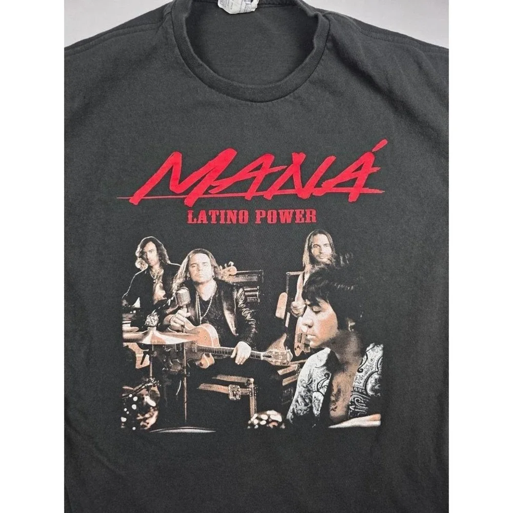 Maná‎ band Latino Power Tour shirt